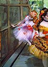 Edgar Degas Ballet Dancers in Butterfly Costumes detail painting